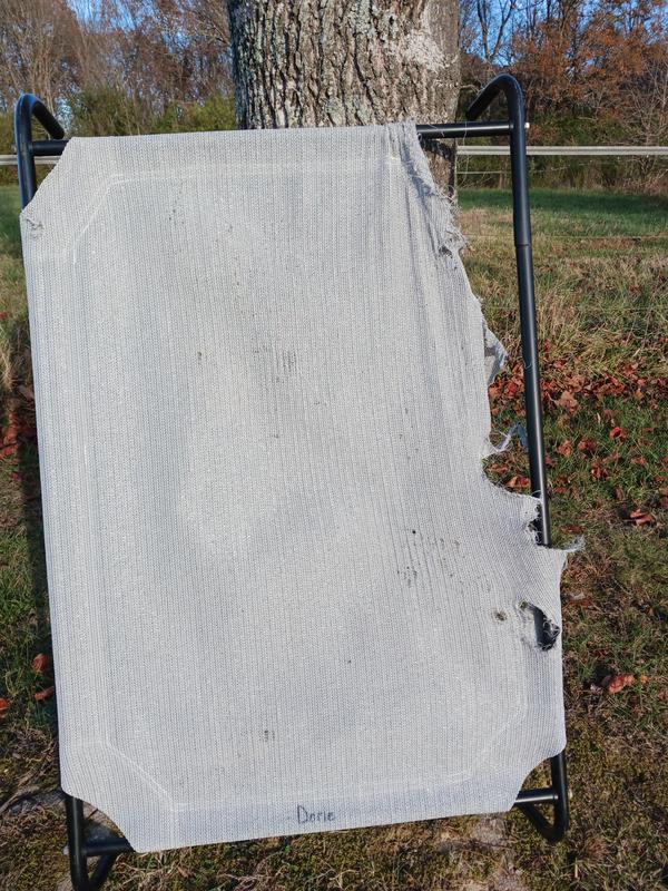 COOLAROO Replacement Cover for SteelFramed Elevated Dog Bed, Nutmeg