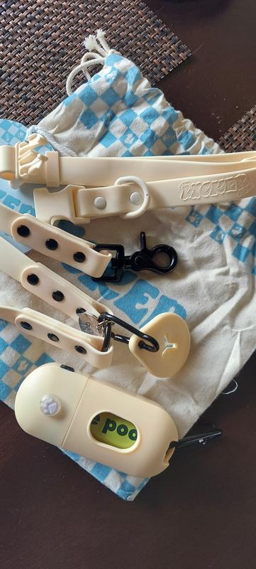 Really cute set with adjustable hands free leash