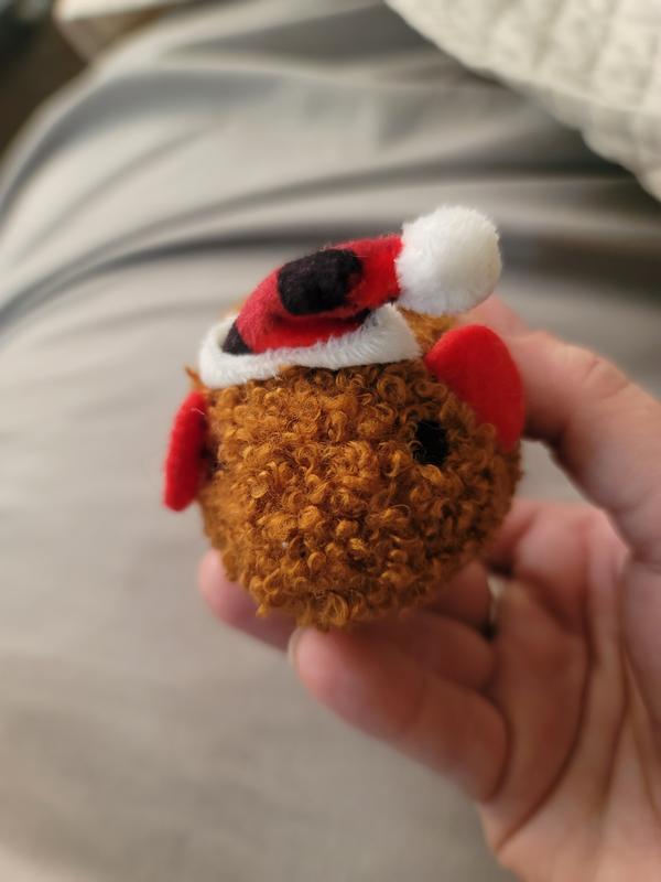 Temporarily Unavailable FRISCO Holiday Santa Mouse Plush Vibrating