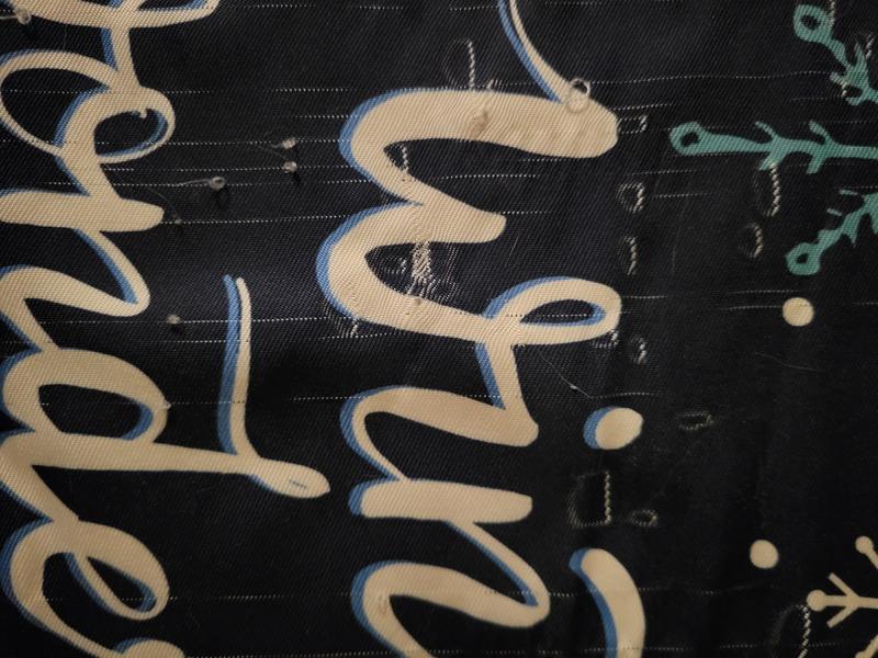 Snagged threads ruin the design.