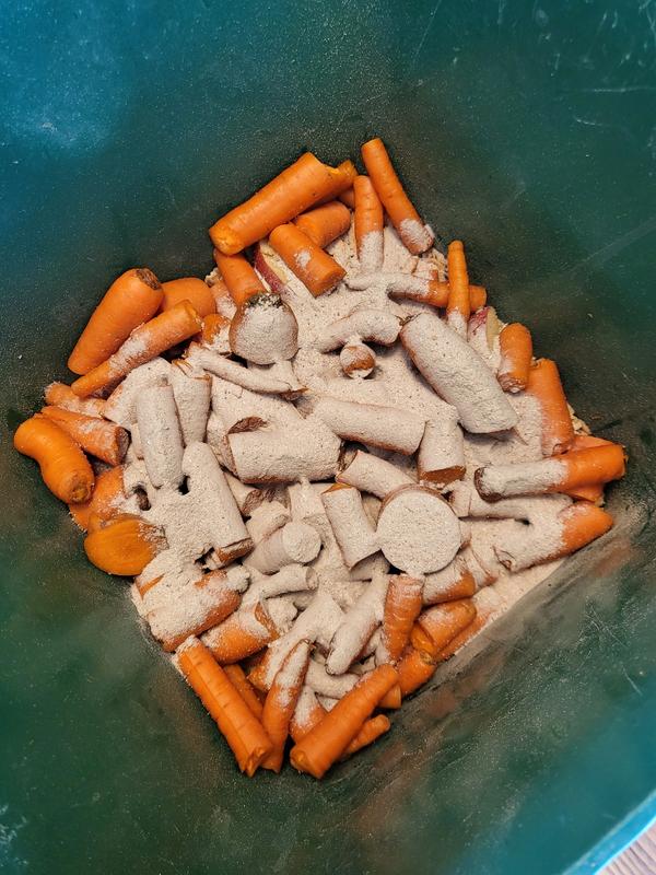 Before mixing together