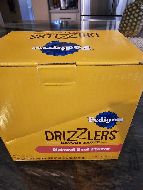 PEDIGREE Drizzlers Savory Sauce Multipack Natural Beef Flavor Wet Dog ...