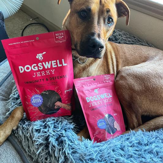 Dogswell Immune System Mini Jerky Duck Recipe Grain-Free Dog Treats