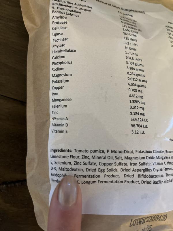 ANIMAL HEALTH SOLUTIONS Canine Natural Diet Dog Supplement, 1lb bag