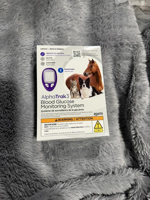 ALPHATRAK 3 Starter Kit Diabetic Blood Glucose Test Kit for Cats, Dogs ...