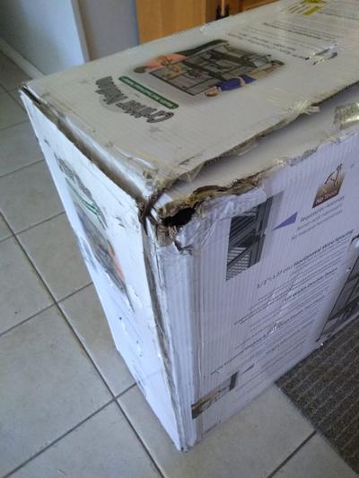 damaged outer box on arrival