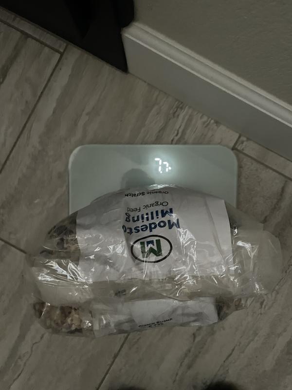 I ordered a 10 pound bag, received a 7.7 pound bag that was taped shut.