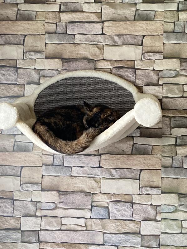 TRIXIE Lounger Wall Mounted Cat Shelves, Gray