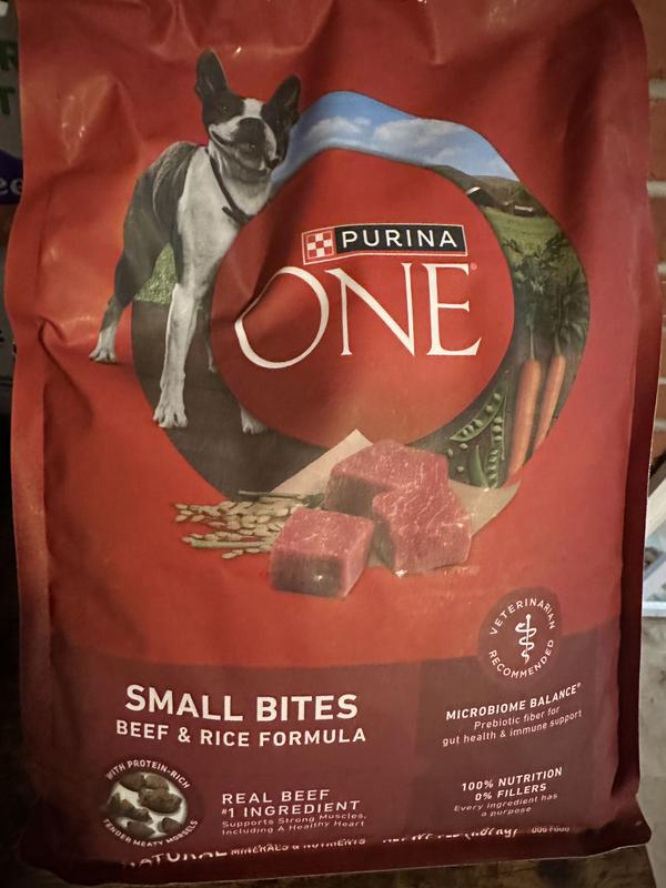 PURINA ONE Small Bites Beef Rice Formula Small Dry Dog Food 4 lb bag reviews