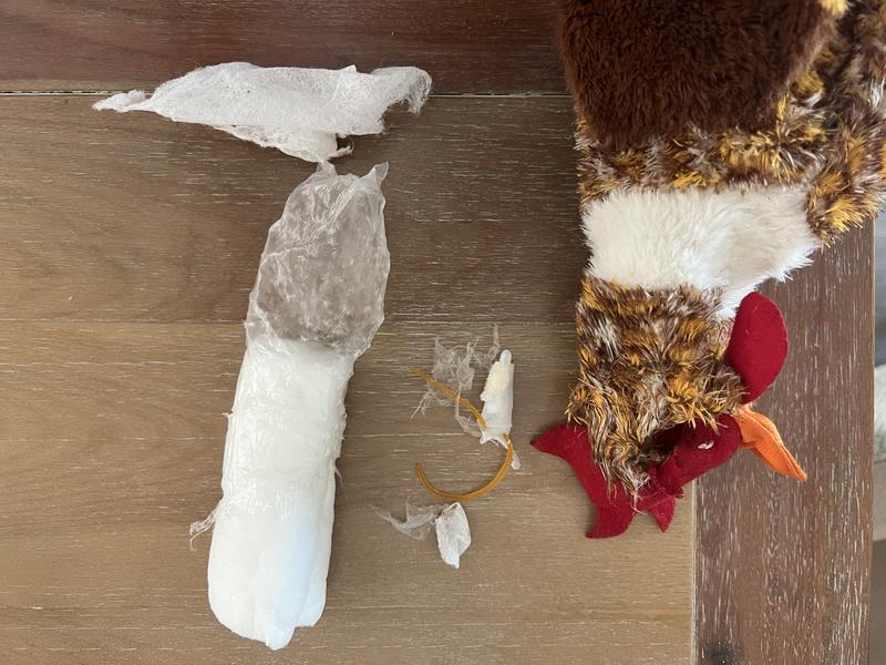 Plastic and foam seem dangerous