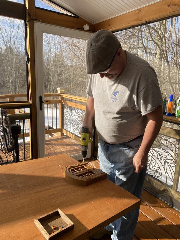 Affixing the portal into place