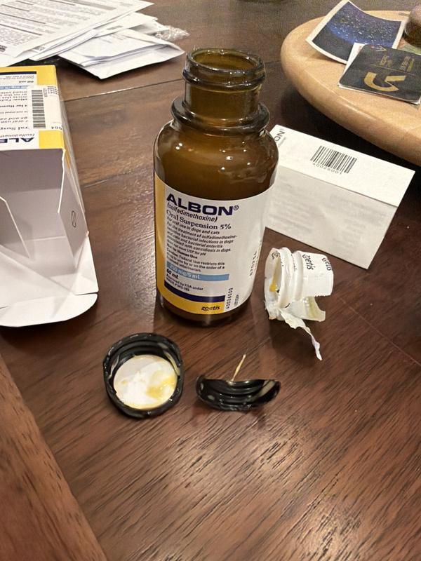So now I can’t seal or shake it disappointed.