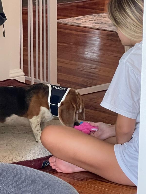 in her new neck brace