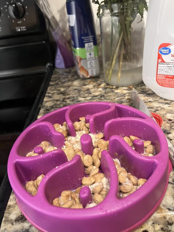 Powder supplement on the food with a little bit of water.