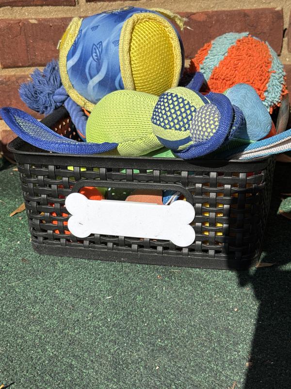 Paw Prints Pet Supply Bin