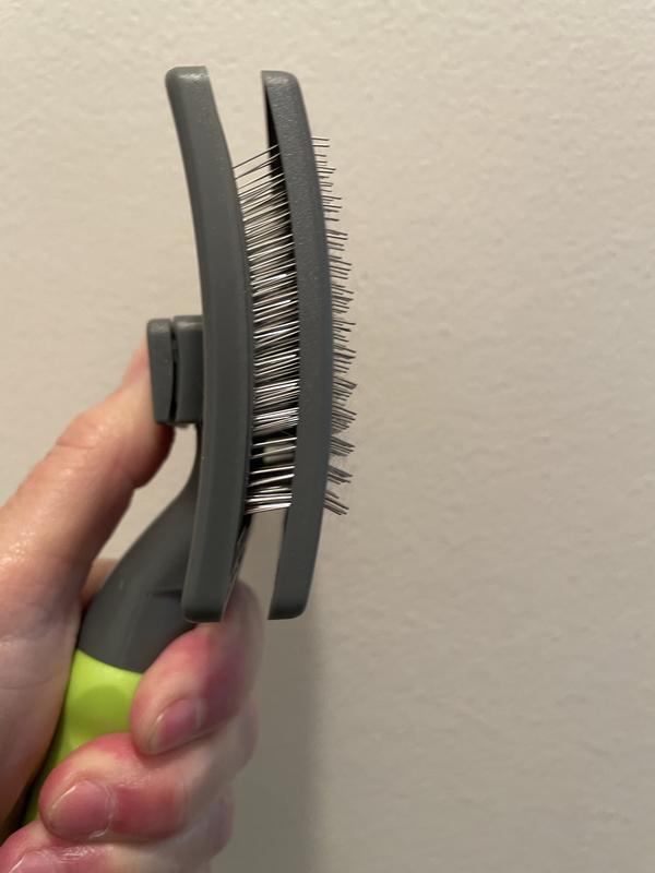 Frisco Self-Cleaning Slicker Dog Brush