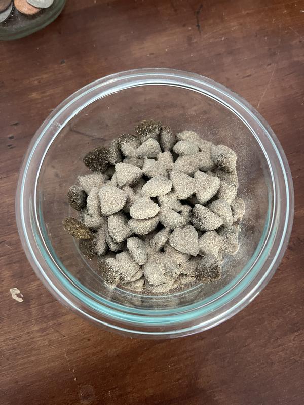 Powder on top of kibble