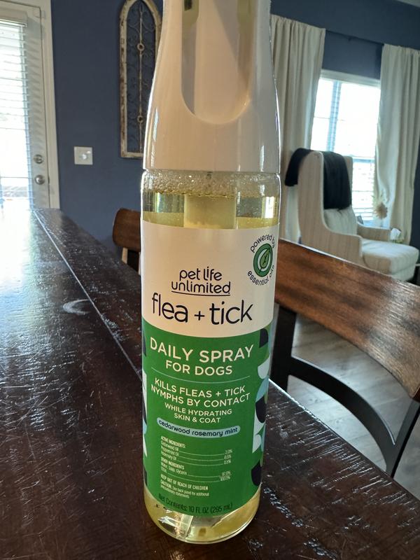 Pet Life Unlimited Flea & Tick Daily Dog Spray, 10-fl oz bottle