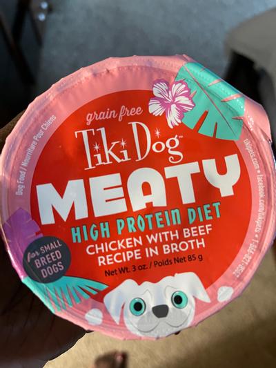 Tiki dog hot sale meaty