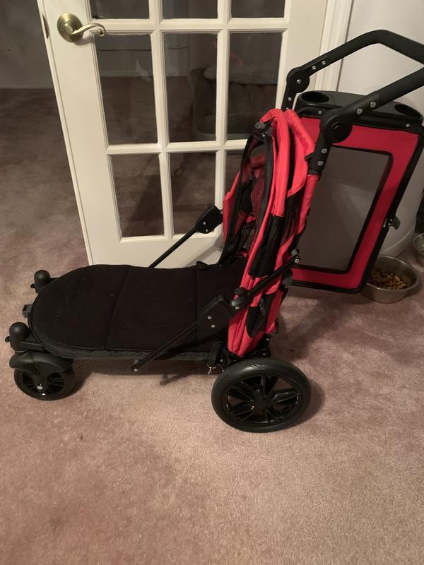 PET GEAR Excursion NoZip Dog & Cat Stroller, Mountain Lilac