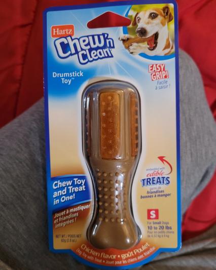 Hartz® Chew 'n Clean® Drumstick Dog Toy - Small