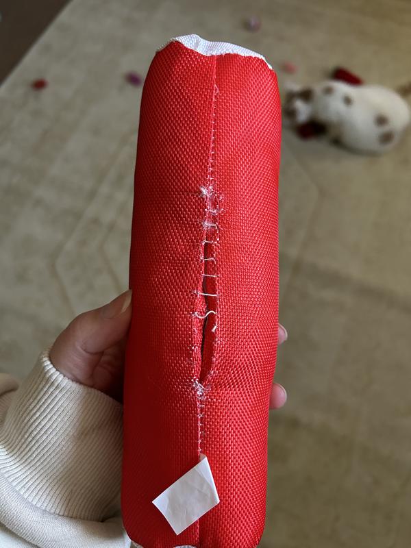 The back is ripping open