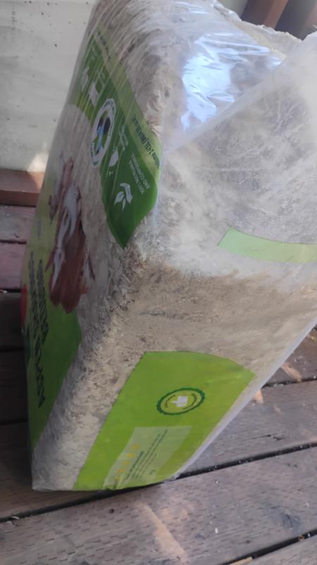 bag full of wood dust