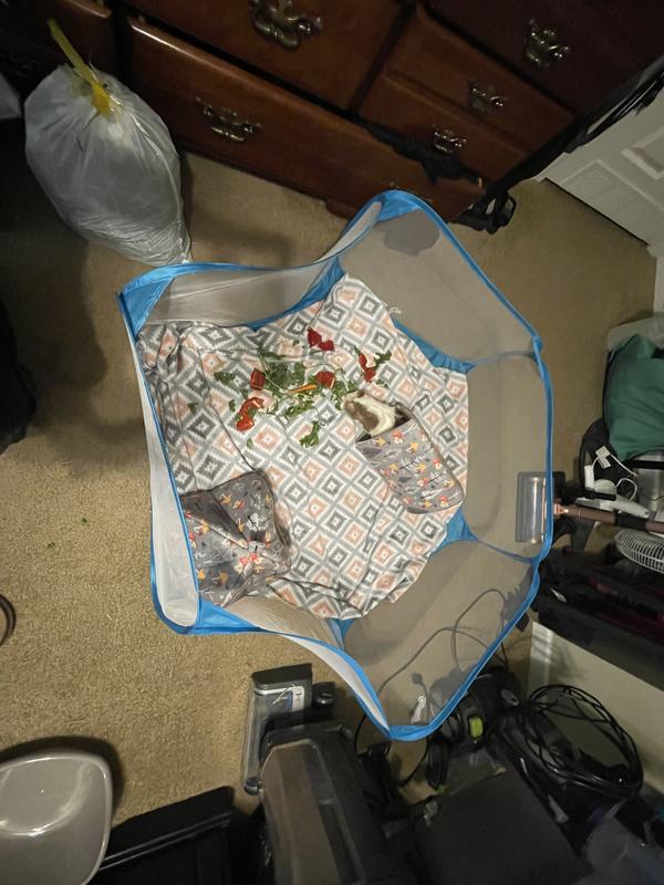 Two sides have started to fold in.