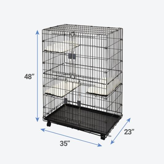 What are the dimensions of the cage LxWxH ? | Chewy.com