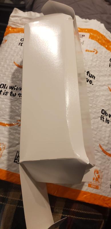 The smashed box the aerosol chamber was in