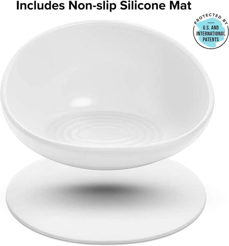 CATGURU Standard Cat & Dog Food Bowl, Marshmallow