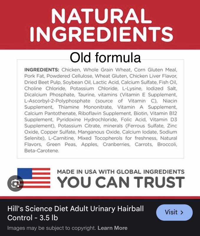 Old formula