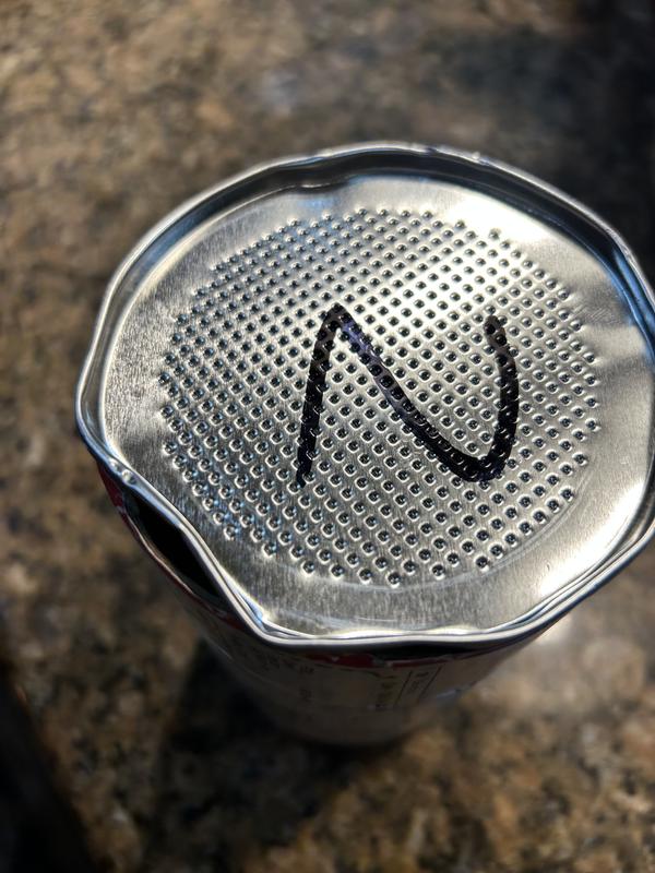 Lid bent open