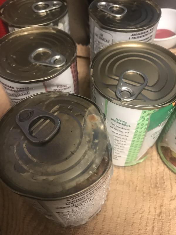 Busted and dented cans!