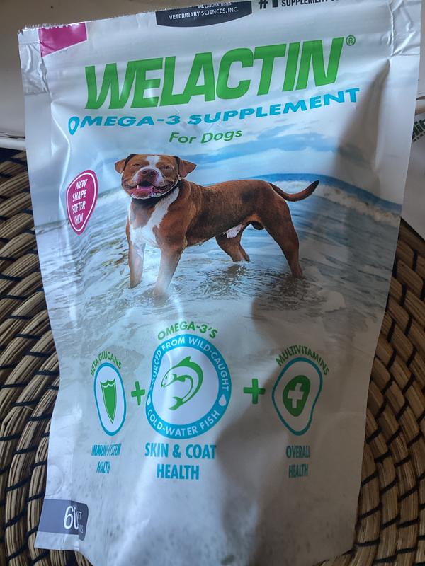 NUTRAMAX Welactin Daily Omega 3 Soft Chews Skin Coat Supplement