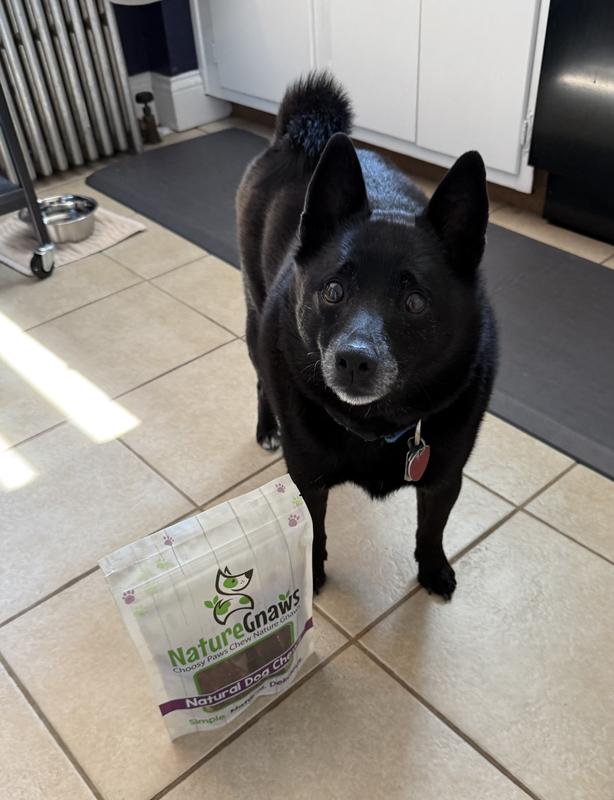 Reilly with his Nature Gnaws