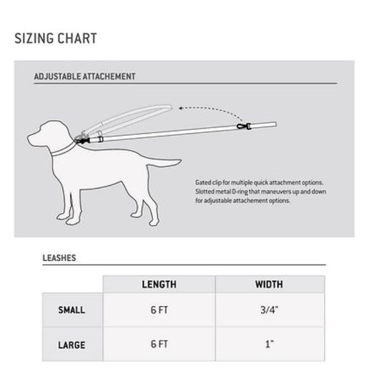 CARHARTT Tradesman Dog Leash, Hunter Orange, Large