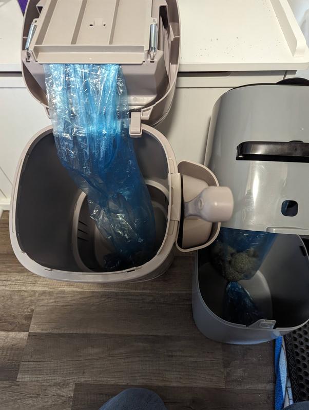 LITTER GENIE Plus Cat Litter Disposal System, Silver