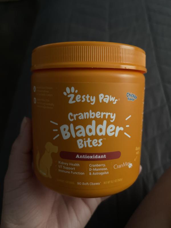 Cranberry bladder outlet bites