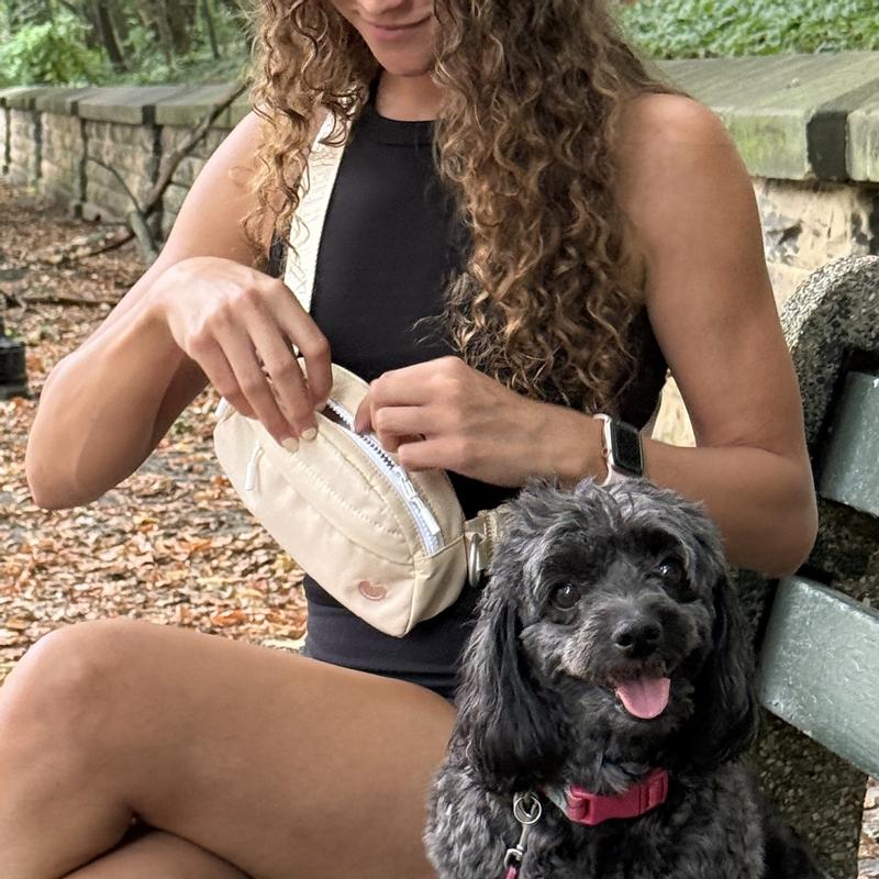 Spacious main pouch for keys, cards, and phone