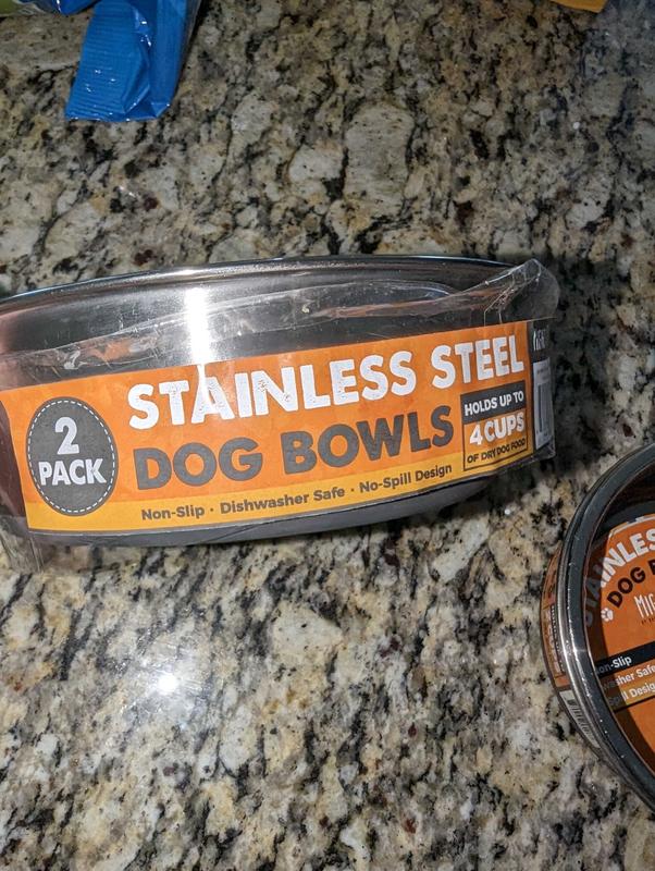 Stainless Steel Dog Bowls (2 Pack)