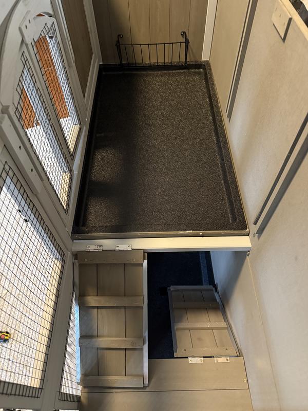 Note that this may be too steep for some elderly rabbits