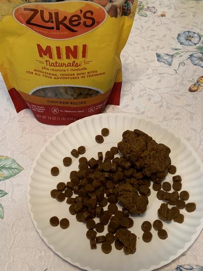 Zuke's mini naturals on sale dog treats 16 oz