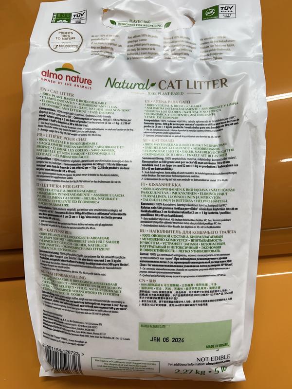 All Walks Plant Based Super-Clumping Hemp Cat Litter, 10-lb bag