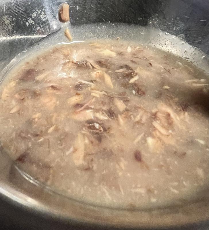 Food showing shimmer