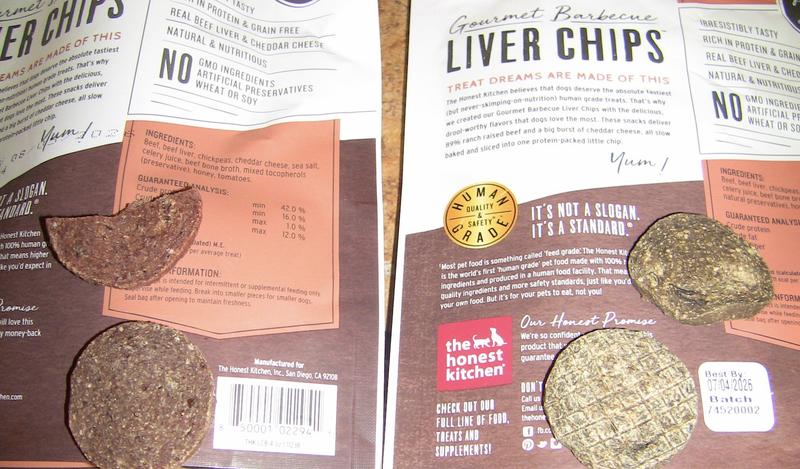 Left side new bag, right side previous bag