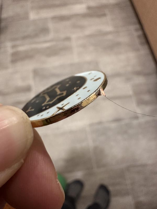 Sharp metal peeling off the sides