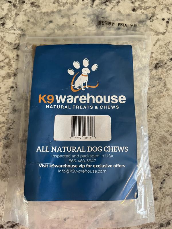 K9WAREHOUSE Thin 6inch Bully Sticks Dog Treats, 6 count