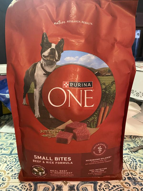 Purina one beef and rice small bites fashion