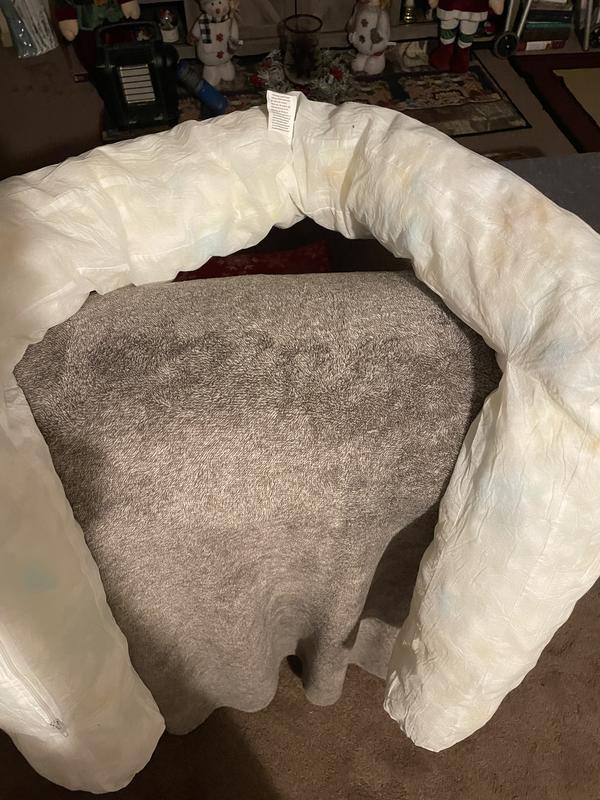 You can see all the lumpiness and is not fully expanded.